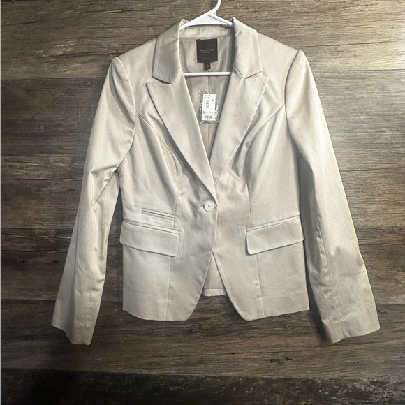 The Limited Cream Tan Blazer Jacket Tailored Fit Notched Lapels - Picture 1 of 15